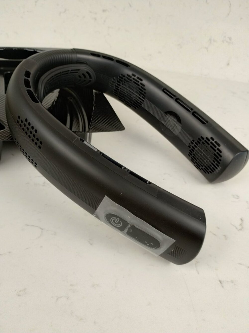 N10 Black Rechargeable Bladeless Neck Fan - One Size - NEW